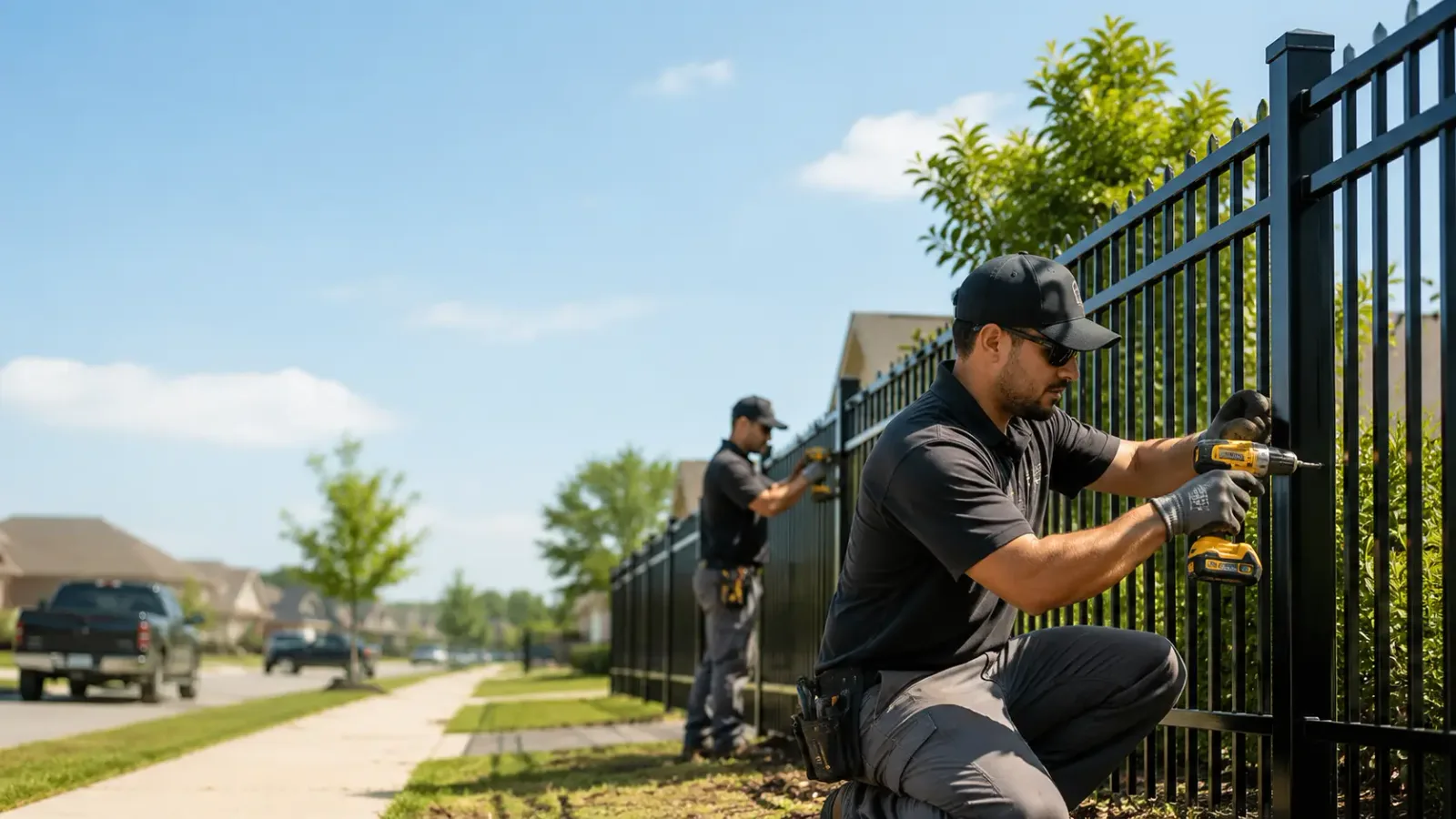 Metal Fence Installation in Doylestown, PA